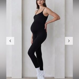Black Maternity Jumpsuit